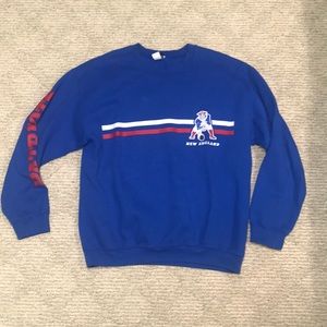 Junk Food Retro NFL Team Sweatshirt  NE Patriots